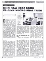 Sở giao dịch chứng khoán tp  HCM   chín năm hoạt động và định hướng phát triển 