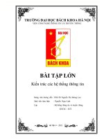 Kiến trúc các hệ thống thông tin