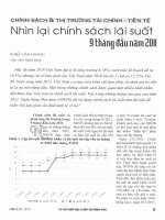 Nhìn lại chính sách lãi suất 9 tháng đầu năm 2011 