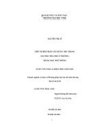 Một số biện pháp gây hứng thú trong dạv học hóa học ở trường phổ thông 