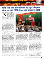 Kiểm toán nhà nước tổ chức hội nghị tổng kết công tác năm 2009, triển khai nhiệm vụ 2010 