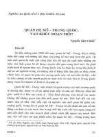 Quan hệ mỹ   trung quốc vào khúc đoạn mới 