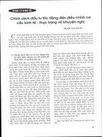 Chính sách đầu tư tác động đến điều chỉnh cơ cấu kinh tế   thực trạng và khuyến nghị 