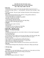 Giáo án chủ đề 9 bé lên mẫu giáo