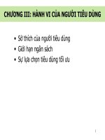 Slide kinh tế vi mô chương 3