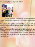 tác hại của rưọu 