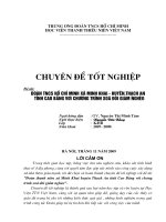 Đoàn thanh niên xã minh khai huyện thạch an tỉnh cao bằng với chương trình xoã đói giảm nghèo 