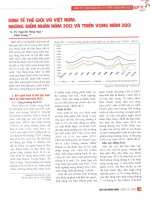 Kinh tế thới giới và việt nam những điểm nhấn năm 2012 