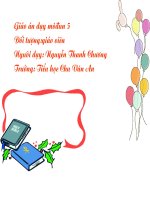 quy trình dạy một số phân môn tiếng việt 5