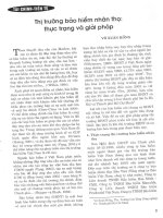 Thị trường bảo hiểm nhân thọ thực trạng và giải pháp 