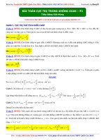 một số bài toán về cực trị thể tích p1 