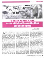 Vietcombank và các giải pháp tháo gỡ khó khăn cho doanh nghiệp 