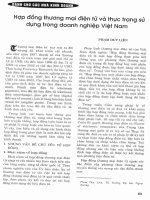 Hợp đồng thương mại điện tử và thực trạng sử dụng trong doanh nghiệp việt nam 