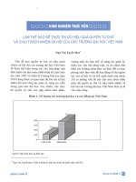 Làm thế nào để thực thi có hiệu quả quyền tự chủ và chịu trách nhiệm xã hội của các trường đại học việt nam 