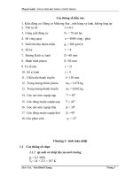 Bài tập lớn nguyên lý động cơ đốt trong