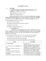 Ôn tập ngữ pháp thi TOEIC