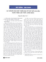 Xu thế mới của phát triển kinh tế tập thể nhu cầu hoàn thiện luật pháp, chính sách 