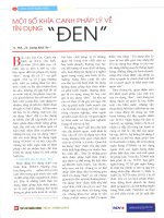 Một số khía cạnh pháp lý về tín dụng đen 