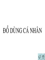 đồ dùng cá nhân