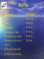 Một số bài toán liên quan đến khảo sát hàm số