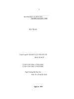 MỘT số lớp nửa NHÓM và VI NHÓM hữu hạn LIÊN QUAN đến dãy số LUCAS 