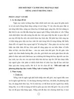 SKKN đổi mới một vài phương pháp dạy đọc ở môn tiếng anh ở trường THCS 