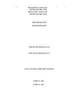 giải pháp quản lý chất lượng dạy nghề ở trung tâm đào tạo truyền thông trí việt, thành phố hồ chí minh 