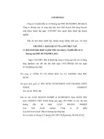 báo cáo thực tập tại công ty cổ phần đầu tư và thương mại PHÚ HƯNG 