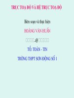 hình 10 nc hệ trục tọa độ