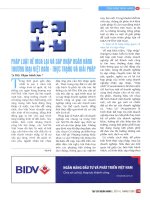 Pháp luật về mua lại và sáp nhập ngân hàng thương mại việt nam   thực trạng và giải pháp 