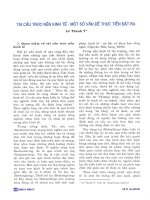 Tái cấu trúc nền kinh tế   một số vấn đề thực tiễn đặt ra 