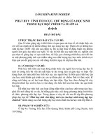 SKKN PHÁT HUY TÍNH TÍCH cực, CHỦ ĐỘNG TRONG dạy học CHÍNH tả ở lớp 4