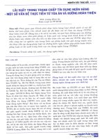 Lãi suất trong tranh chấp tín dụng ngân hàng   một số vấn đề thực tiễn từ tòa án và hướng hoàn thiện 