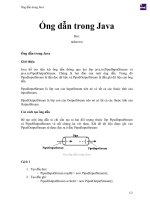 Ống dẫn trong java 
