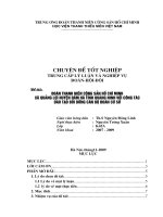 Đoàn thanh niên cộng sản hồ chí minh xă quảng lợi huyện đầm hà tỉnh quảng ninh với côngtác đào tạo bồi dưỡng cán bộ doàn cơ sở 