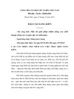 SKKN một vài giải pháp nhằm nâng cao chất lượng chăm sóc và giáo dục trẻ mẫu giáo 