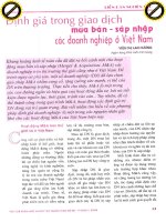 Định giá trong giao dịch mua bán   sáp nhập các doanh nghiệp ở việt nam 