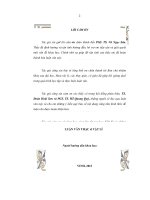 Khảo sát tính chất vật lý trong dich chuyển nguyên tủ dưới sự kích thích kết hợp của các chùni tia laser 