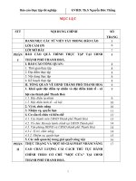 Thực trạng và một số giải pháp nhằm nâng cao chất lượng cải cách thủ tục hành chính theo cơ chế một cửa tại uỷ ban nhân dân thành phố thanh hoá 