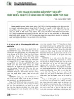 Thực trạng và những giải pháp thúc đẩy phát triển kinh tế ở vùng kinh tế trọng điểm phía nam 