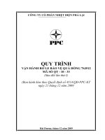 QUY TRÌNH VẬN HÀNH RƠ LE BẢO VỆ QUÁ DÒNG 7SJ512 MÃ SỐ QT - 10 - 33