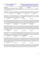 KIỂM TRA CHUYÊN đề lần 1 (lớp 11 THÁNG 11   CACBON)