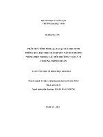 Phát huy tính tích cực, tự lực của học sinh thông qua dạy học giải quyết vấn đề chương dòng điện trong các môi trường, vật lý 11 chương trình chuẩn 