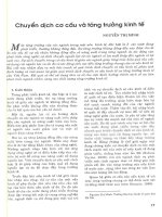 Chuyển dịch cơ cấu và tăng trưởng kinh tế 