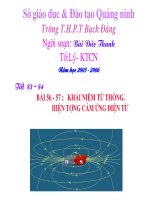 Bài 23  từ thông  cảm ứng điện từ