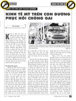 Kinh tế thế giới tháng 8 2009 kinh tế mỹ trên con đường phục hồi chông gai 