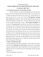 SKKN KINH NGHIỆM ôn tập, bồi DƯỠNG học SINH GIỎI văn HAY CHỮ tốt 