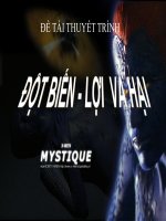 đột biến gen   lợi và hại