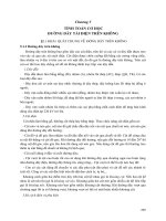 TÍNH TOÁN CƠ HỌC  ĐƯỜNG DÂY TẢI ĐIỆN TRÊN KHÔNG