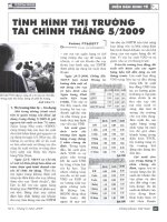 Phòng phân tích và dự báo thị trường  tình hình thị trường tài chính tháng 5 2009 
